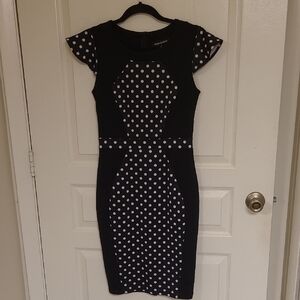 Black and White Polka Dot Dress